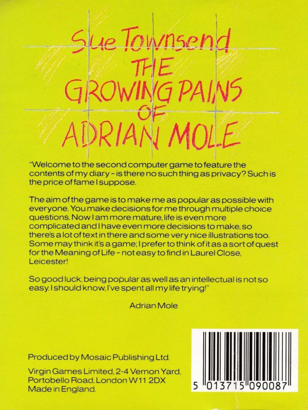 Growing Pains Of Adrian Mole, The - Dos