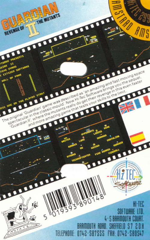 Guardian 2 - Revenge Of The Mutants - Dos