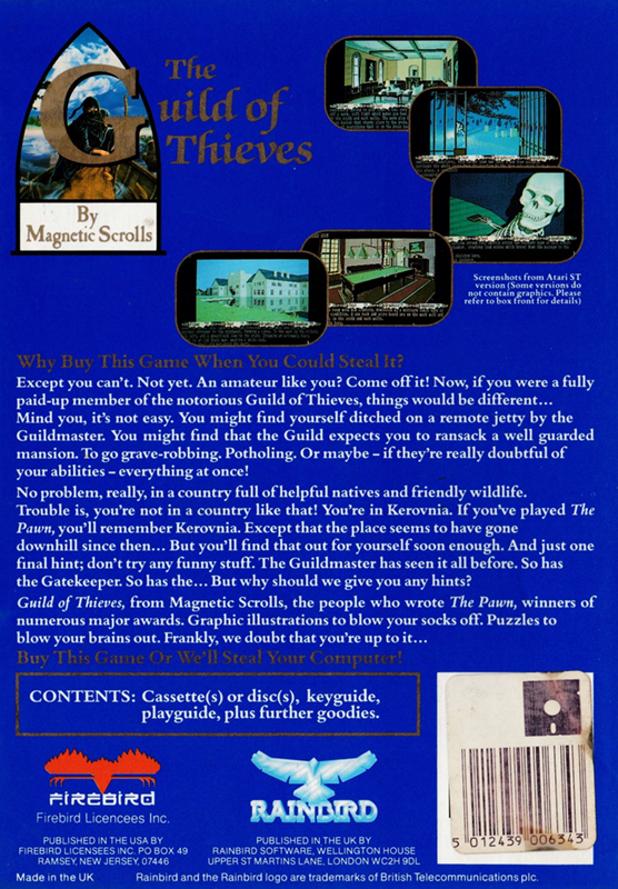 Guild Of Thieves, The - Dos