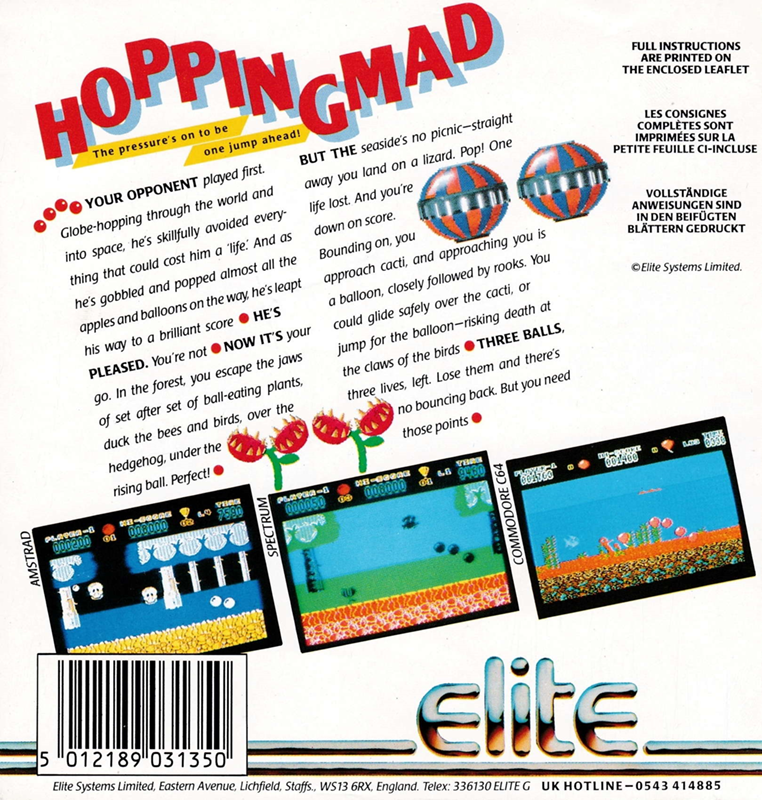 Hoppin' Mad - Dos