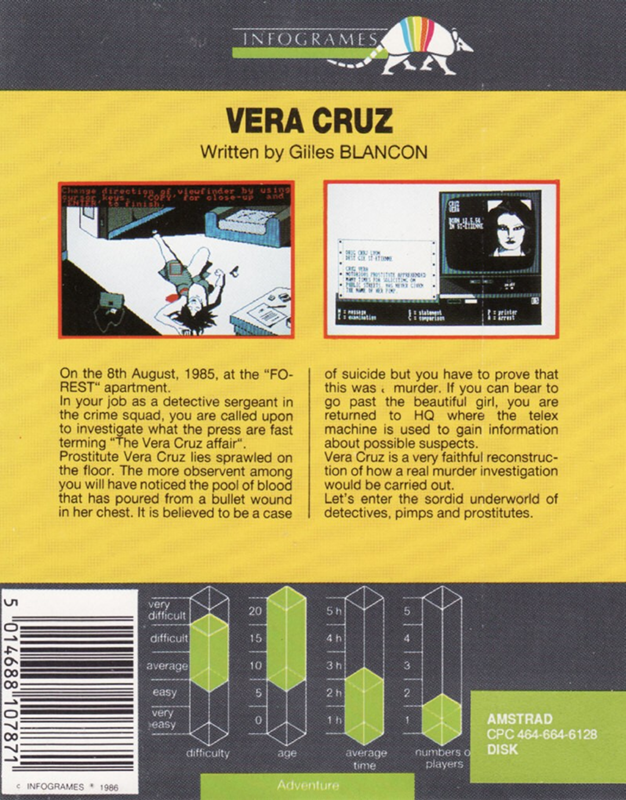 L' Affaire Vera Cruz - Dos