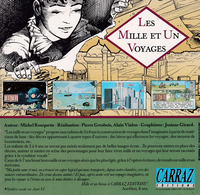 Les Mille Et Un Voyages - Dos