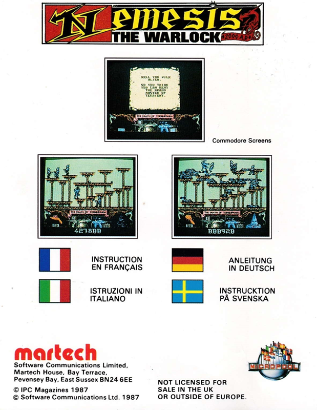 Nemesis The Warlock - Dos
