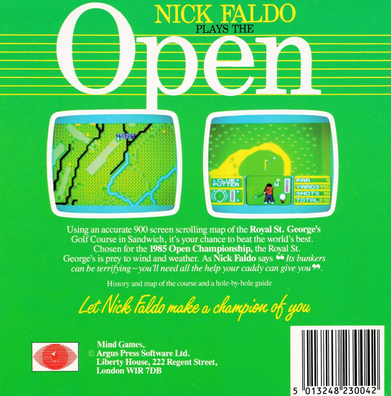 Nick Faldo Plays The Open - Dos