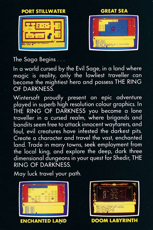 Ring Of Darkness, The - Dos