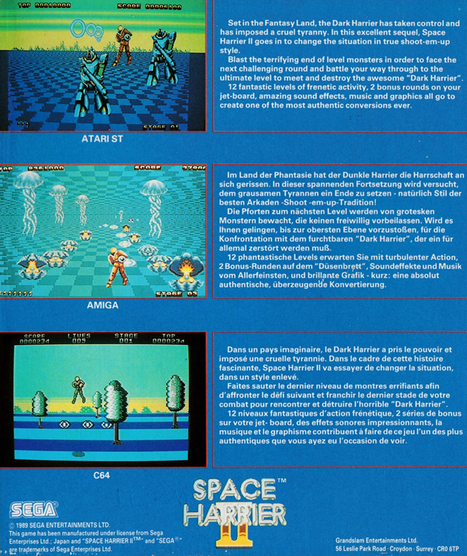 Space Harrier 2 dos