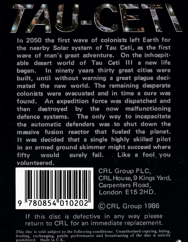 Tau Ceti - Special Edition - Dos
