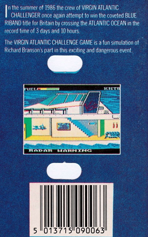 Virgin Atlantic Challenge - Dos