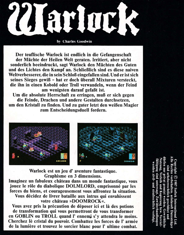 Warlock - Dos