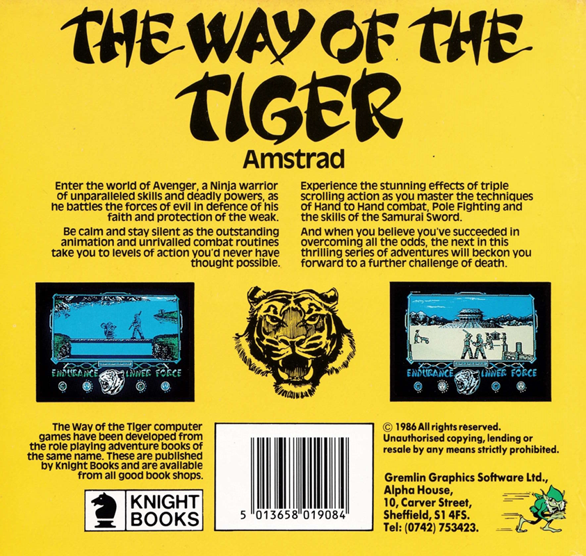 Way Of The Tiger, The dos