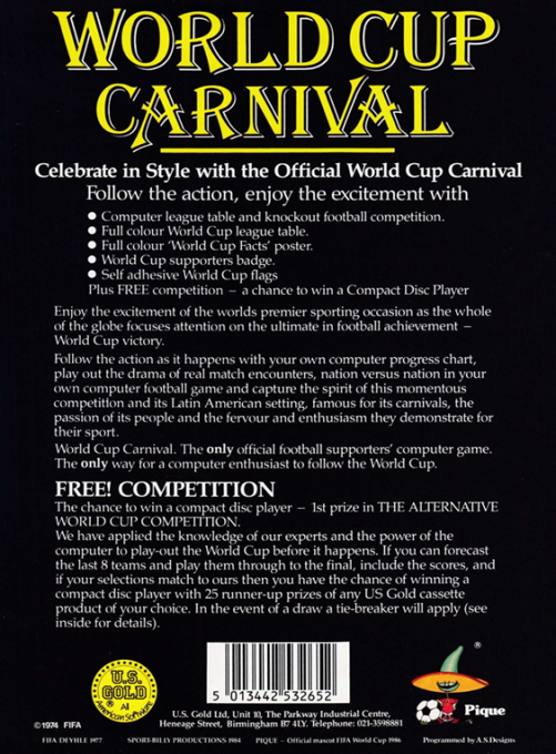 World Cup Carnival - Mexico '86 - Dos
