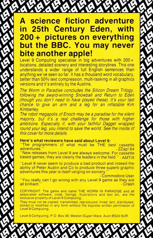 Worm In Paradise, The - Dos