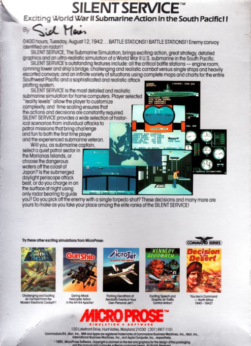 Silent Service - Dos