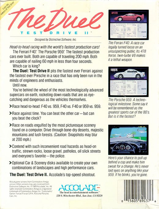 The Duel : Test Drive II dos