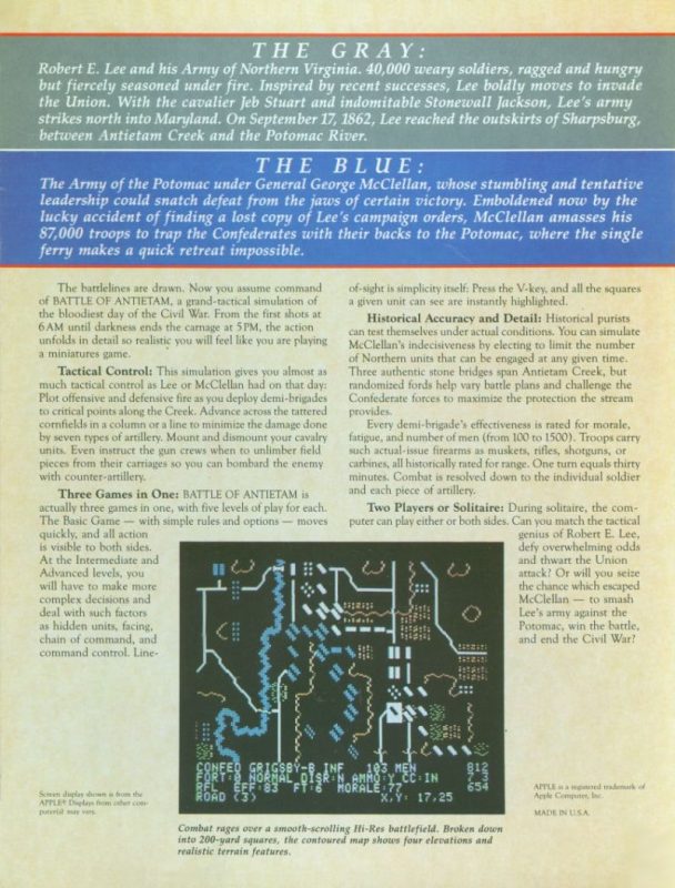 Battle Of Antietam dos