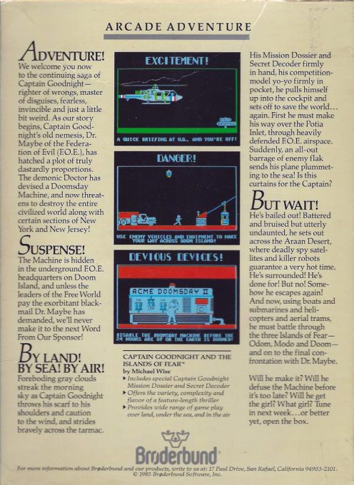 Captain Goodnight - Dos