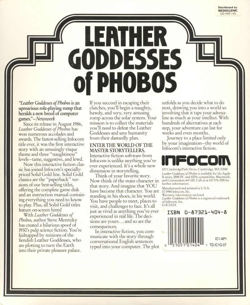 Leather Goddesses of Phobos dos