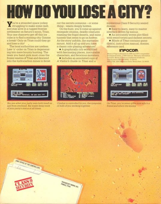 Mines of Titan dos
