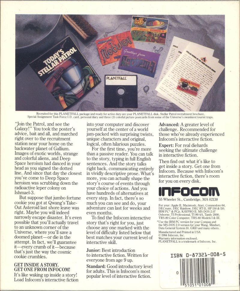 Planetfall - Dos