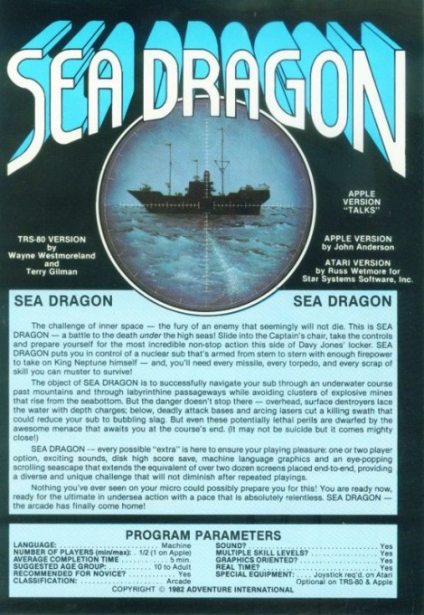 Sea Dragon - Dos