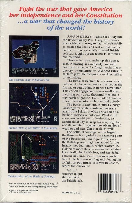 Sons of Liberty dos