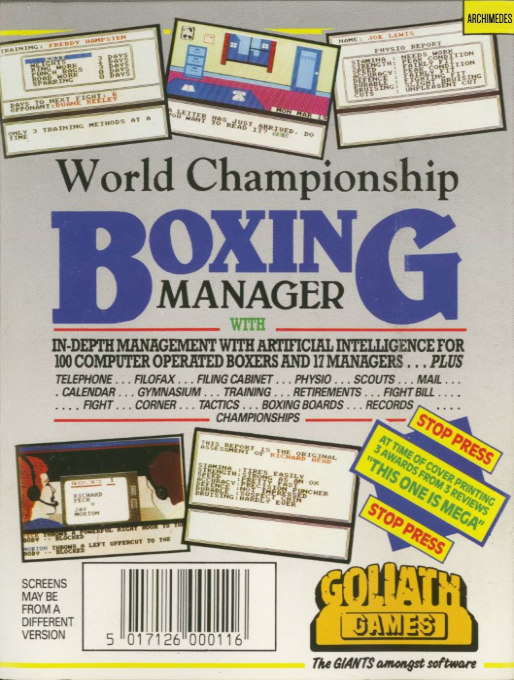 World Championship Boxing Manager - Dos