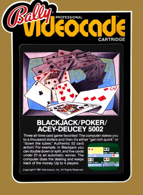 Blackjack+poker+acey-deucy