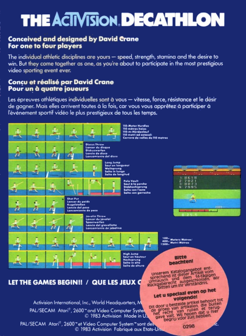 Activision Decathlon, The - Dos