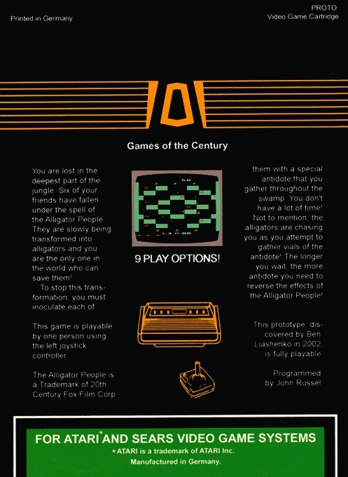 Alligator People, The - Dos