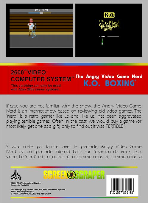 Angry Video Game Nerd K.O. Boxing dos