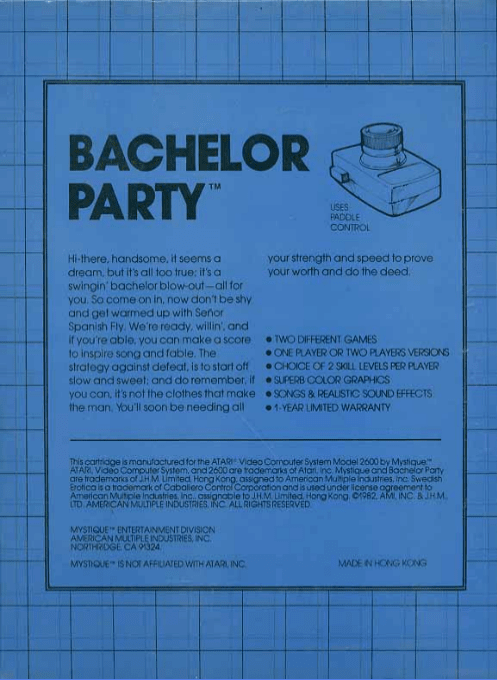 Bachelor Party - Dos