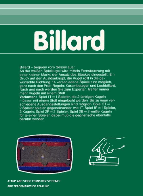 Billard dos
