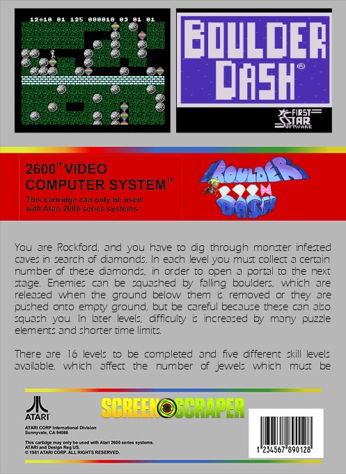 Boulder Dash dos