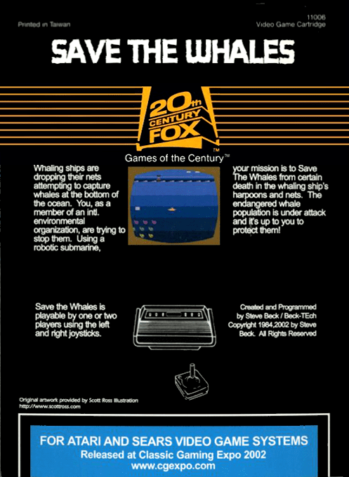 Save The Whales - Dos