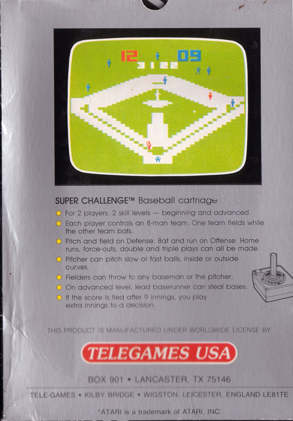 Super Challenge Baseball - Dos