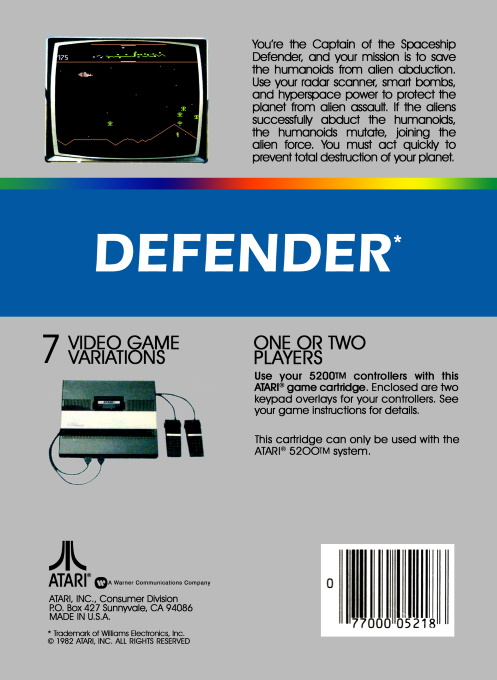 Defender - Dos