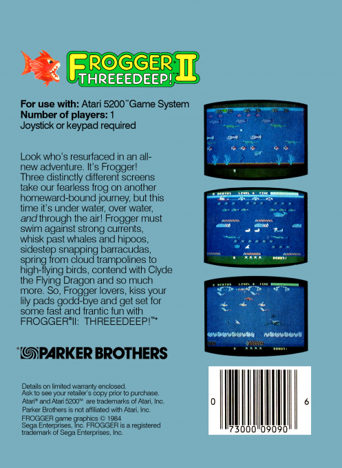 Frogger II : Threeedeep! - Dos