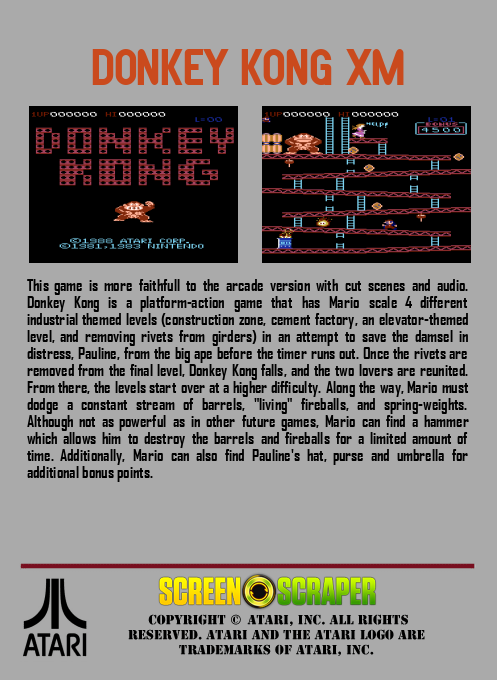 Donkey Kong XM - Dos