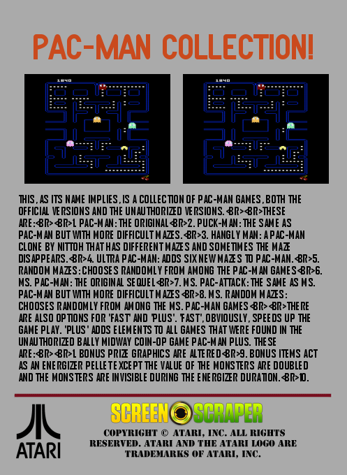 Pac-Man Collection! - Dos