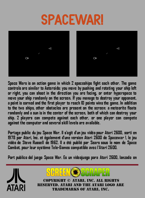 SpaceWar! - Dos