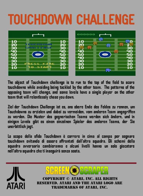 Touchdown Challenge - Dos