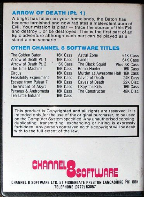 Arrow of Death: Part I - Dos