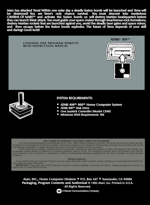 Caverns Of Mars 2 - Dos