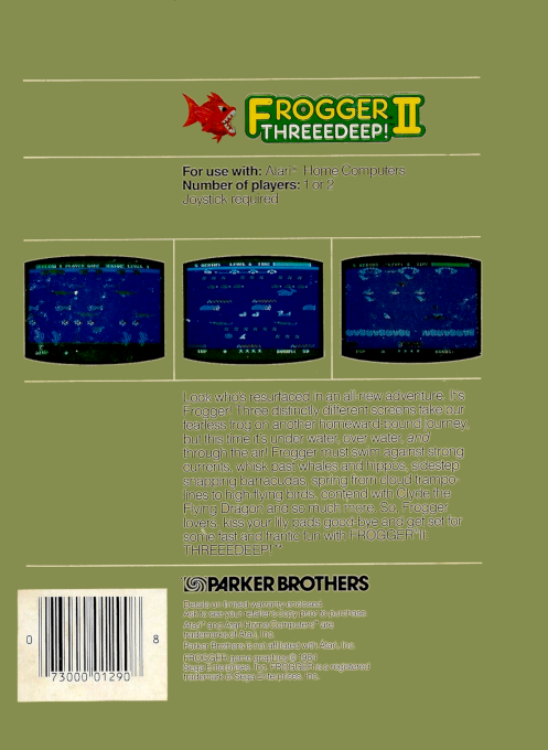 Frogger 2 - Theeedeep! - Dos