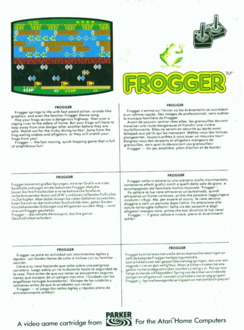 Frogger (Parker Brothers) - Dos
