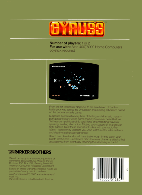 Gyruss II - Dos
