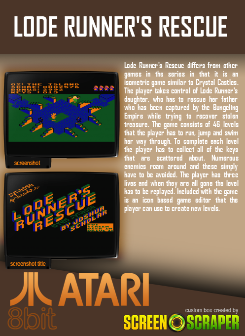 Lode Runner's Rescue - Dos