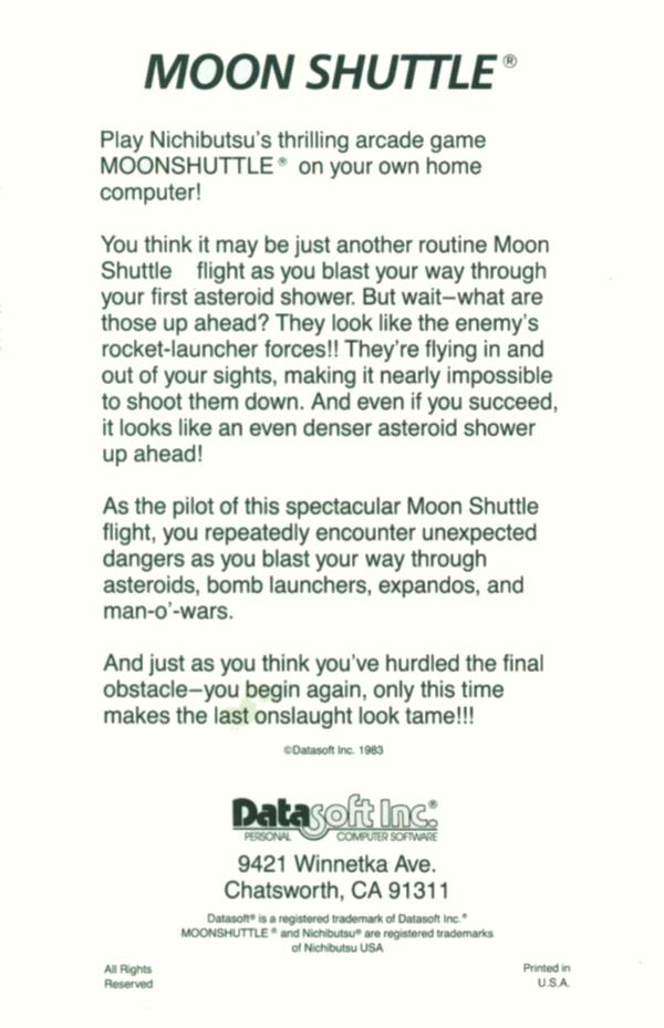 Moon Shuttle - Dos