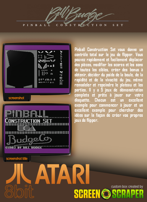 Pinball Construction Set - Dos