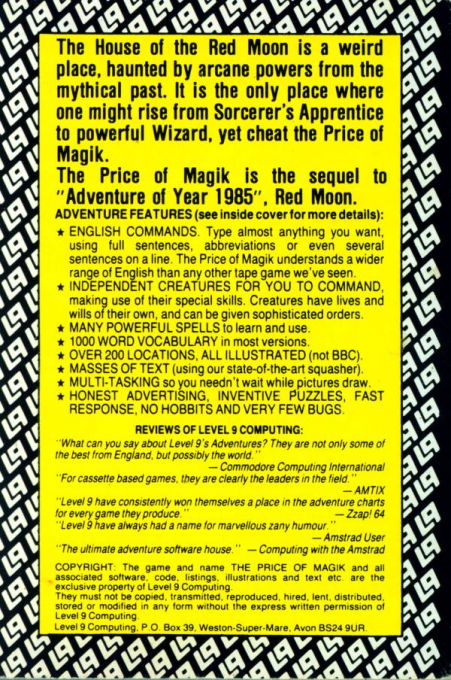 Price Of Magik, The - Dos